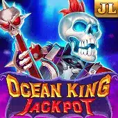 Ocean King Jackpot game icon by JILI on 777D with skeleton fish characters